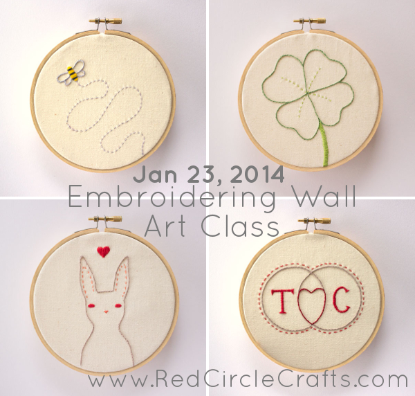Embroidering Wall Art Class with Cate Anevski