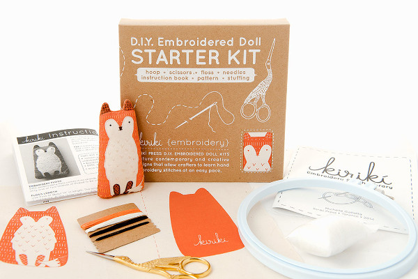 Embroidery Starter Kit from Kiriki Press on Etsy
